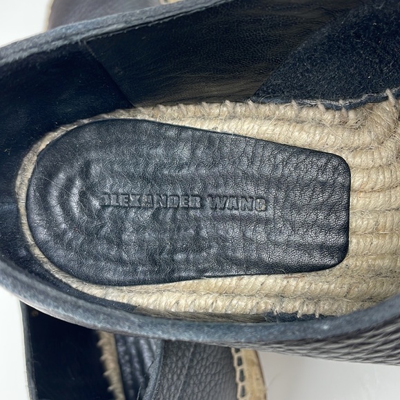 Alexander Wang Black Devon Zip Leather Platform - Picture 10 of 14